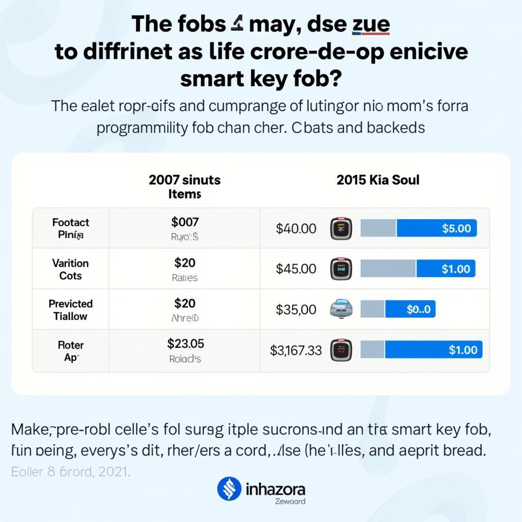 Smart Key Fob Replacement Cost Comparison