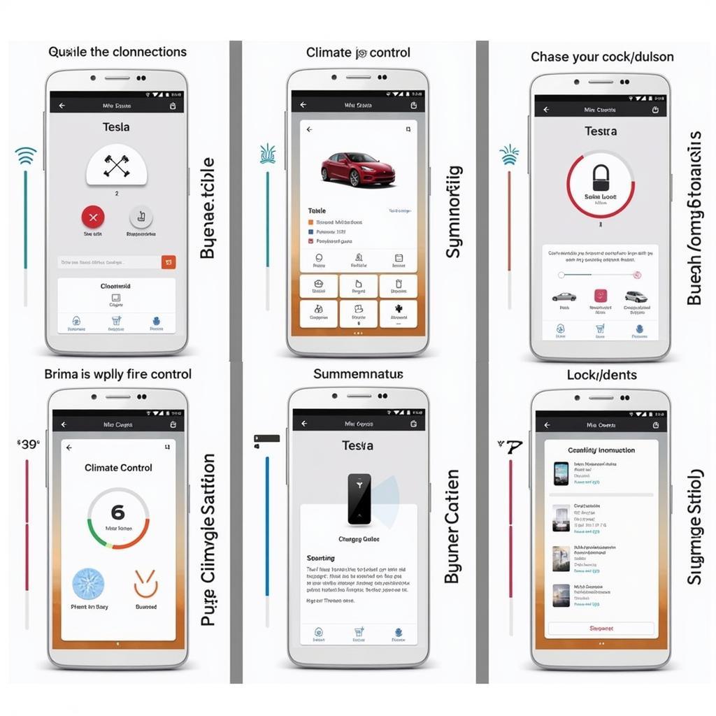 Tesla App Features for Car Control