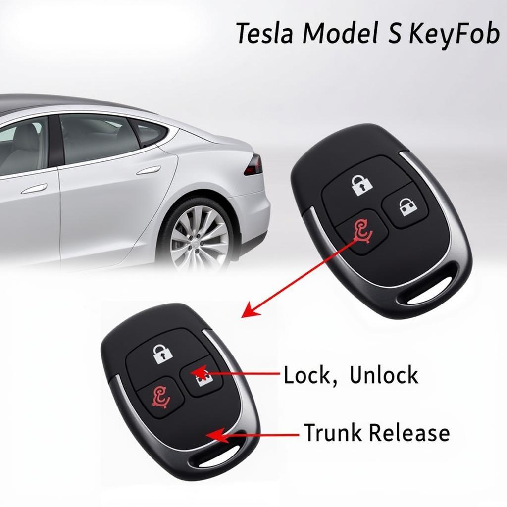 Tesla Model S Key Fob Functions