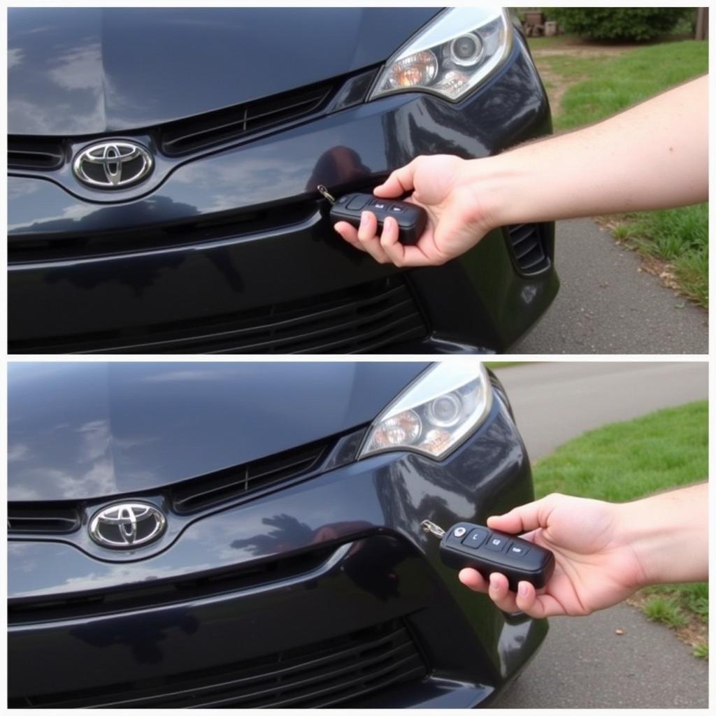 Testing the 2014 Toyota Corolla key fob