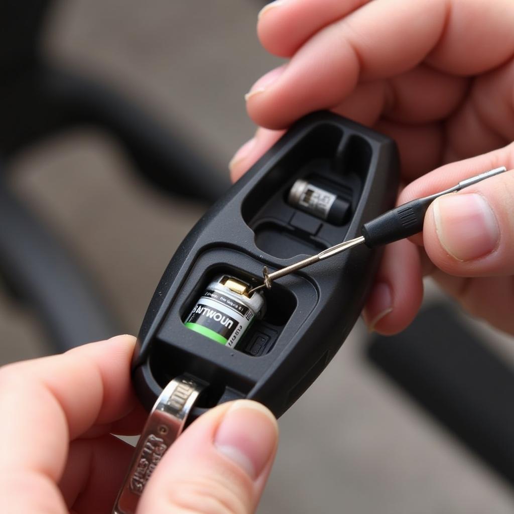 Replacing the Battery in a Toyota Camry Key Fob