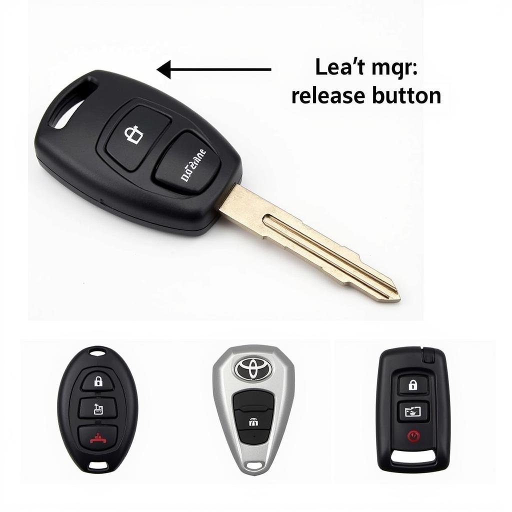 Toyota Key Fob Release Button Location