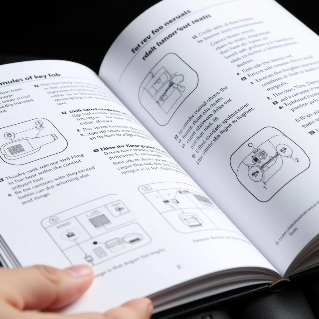 Toyota Owner's Manual Key Fob Instructions