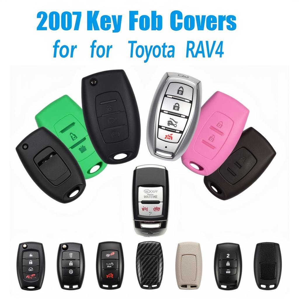 Variety of 2007 Toyota RAV4 Key Fob Covers