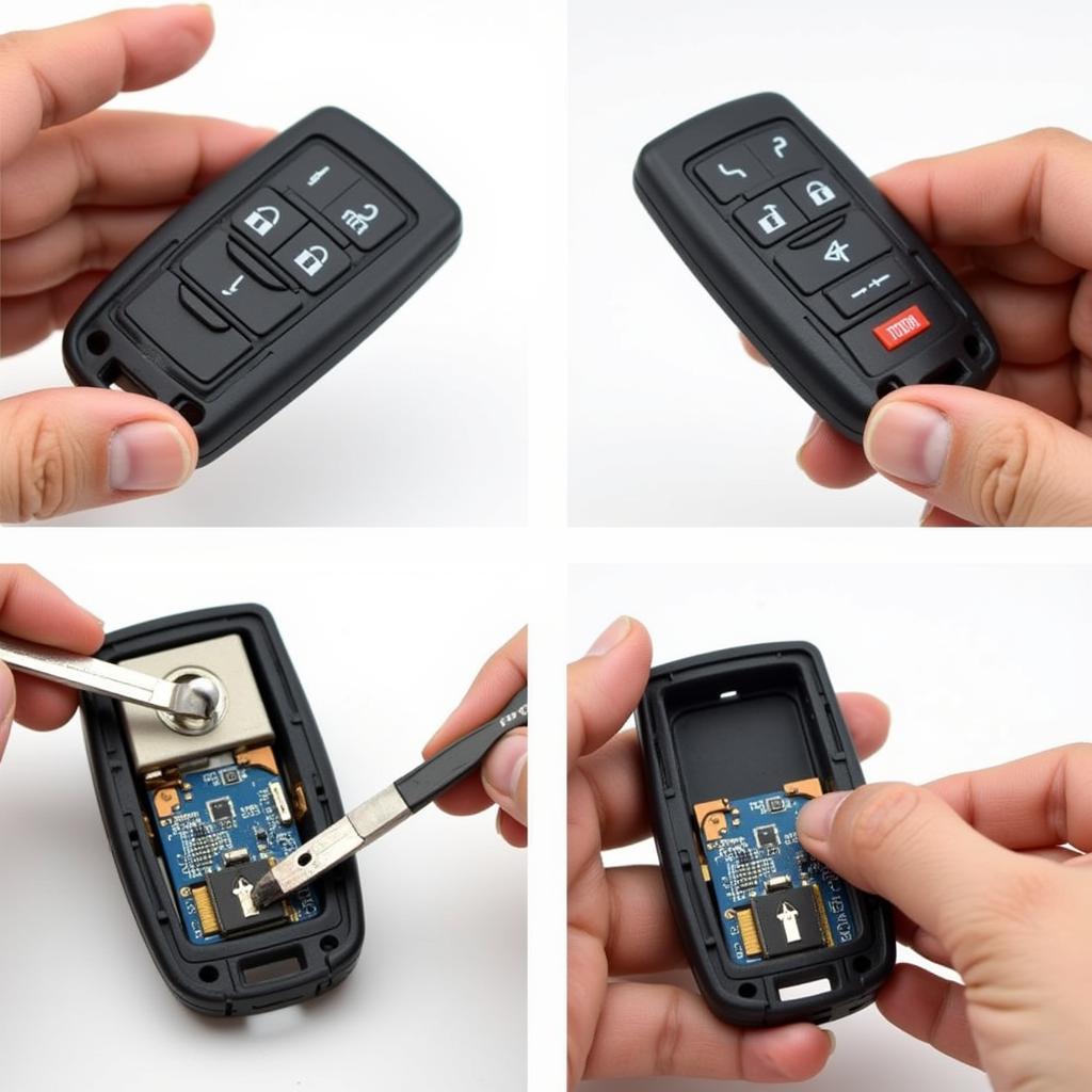 Transferring internals of 2002 Ford key fob