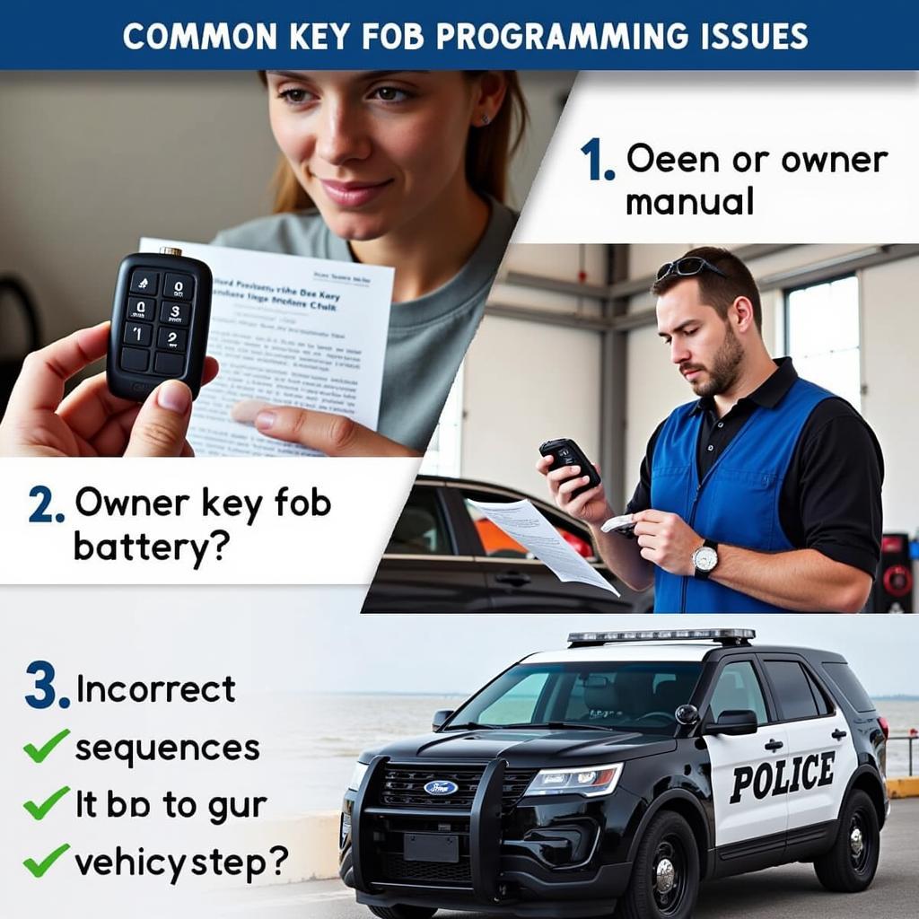 Troubleshooting Ford Police Interceptor Utility Key Fob Programming