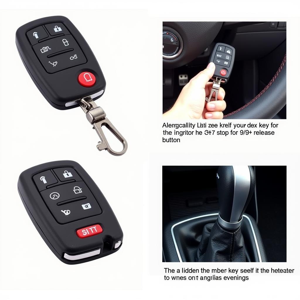 Volkswagen Jetta Key Fob Hidden Key and Ignition Slot