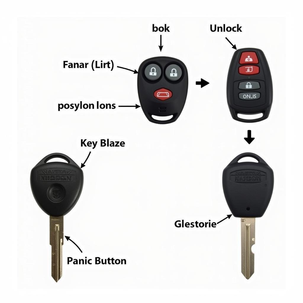 2002 Nissan Altima Key Fob Functions - Lock, Unlock, Panic