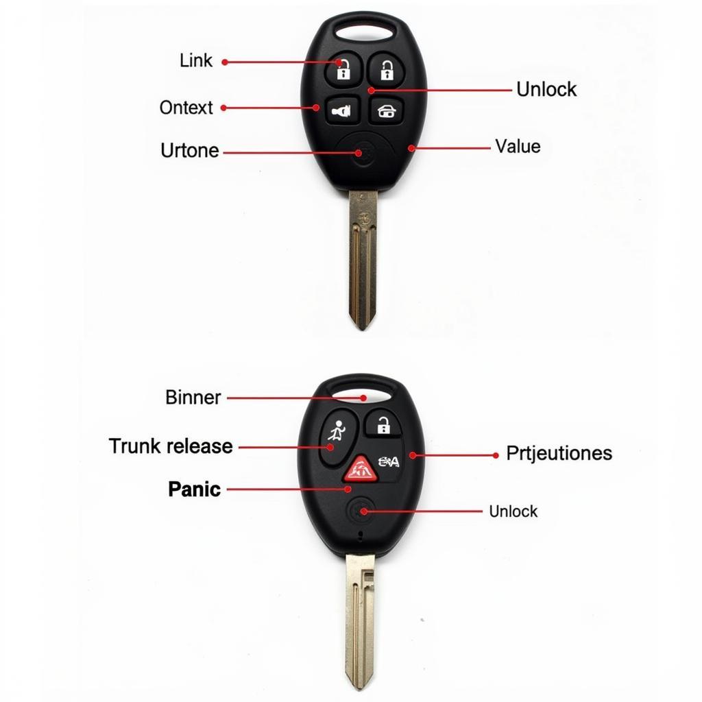 2002 Nissan Altima OEM Key Fob Functions