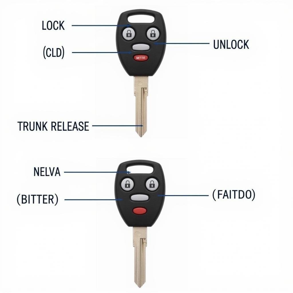 2004 Nissan Murano Key Fob Functions