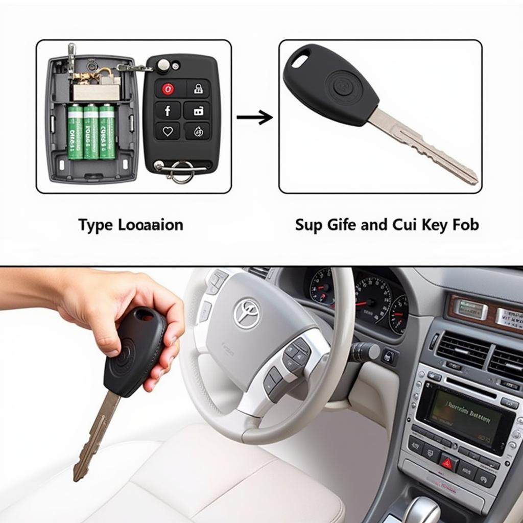 Replacing the key fob battery in a 2004 Toyota Avalon