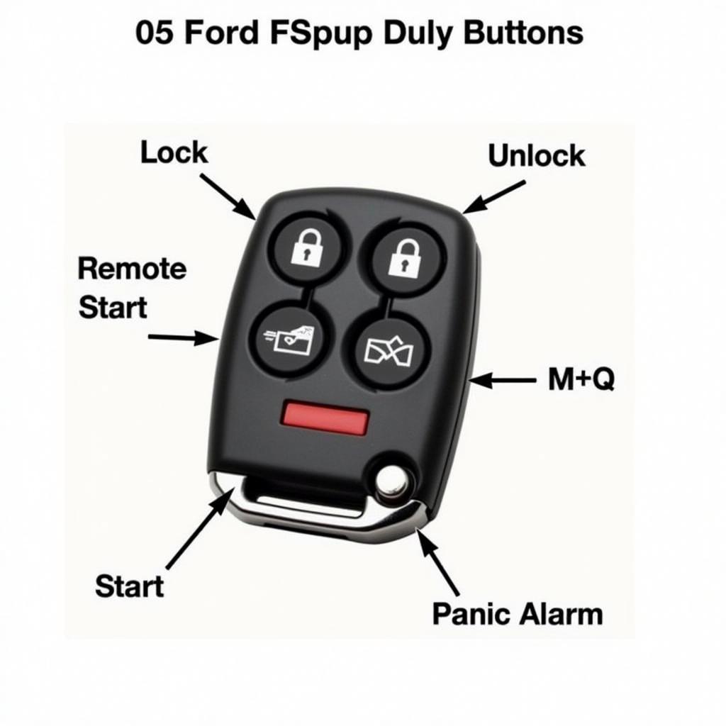 05 Ford F250 Key Fob Functions