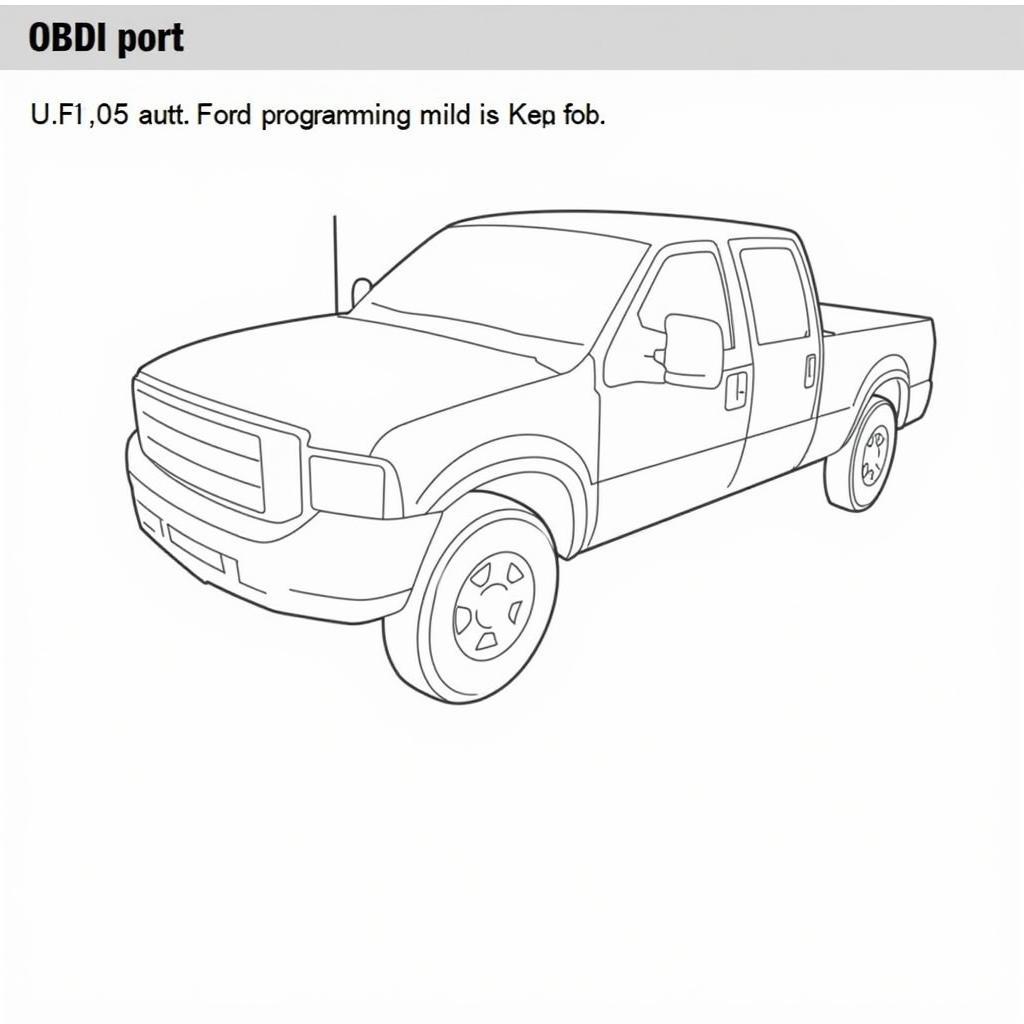 05 Ford F250 Key Fob Programming