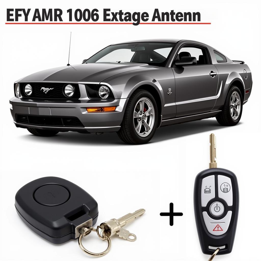 2006 Mustang Key Fob with Extended Range Modification