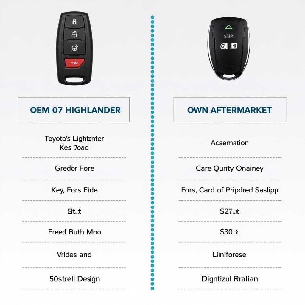 Replacing a 07 Toyota Highlander Limited Hybrid Key Fob: Options and Costs