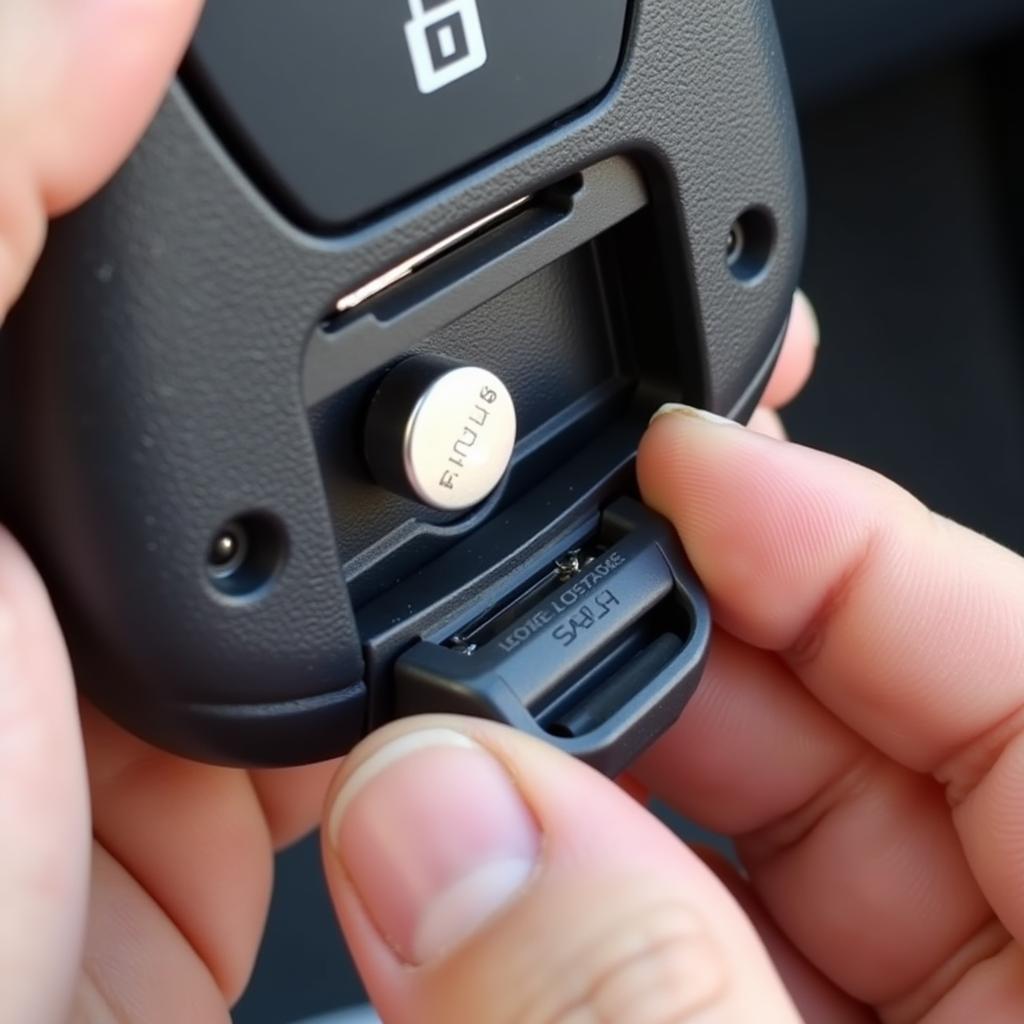 Replacing the battery in a 1993 Ford F150 key fob