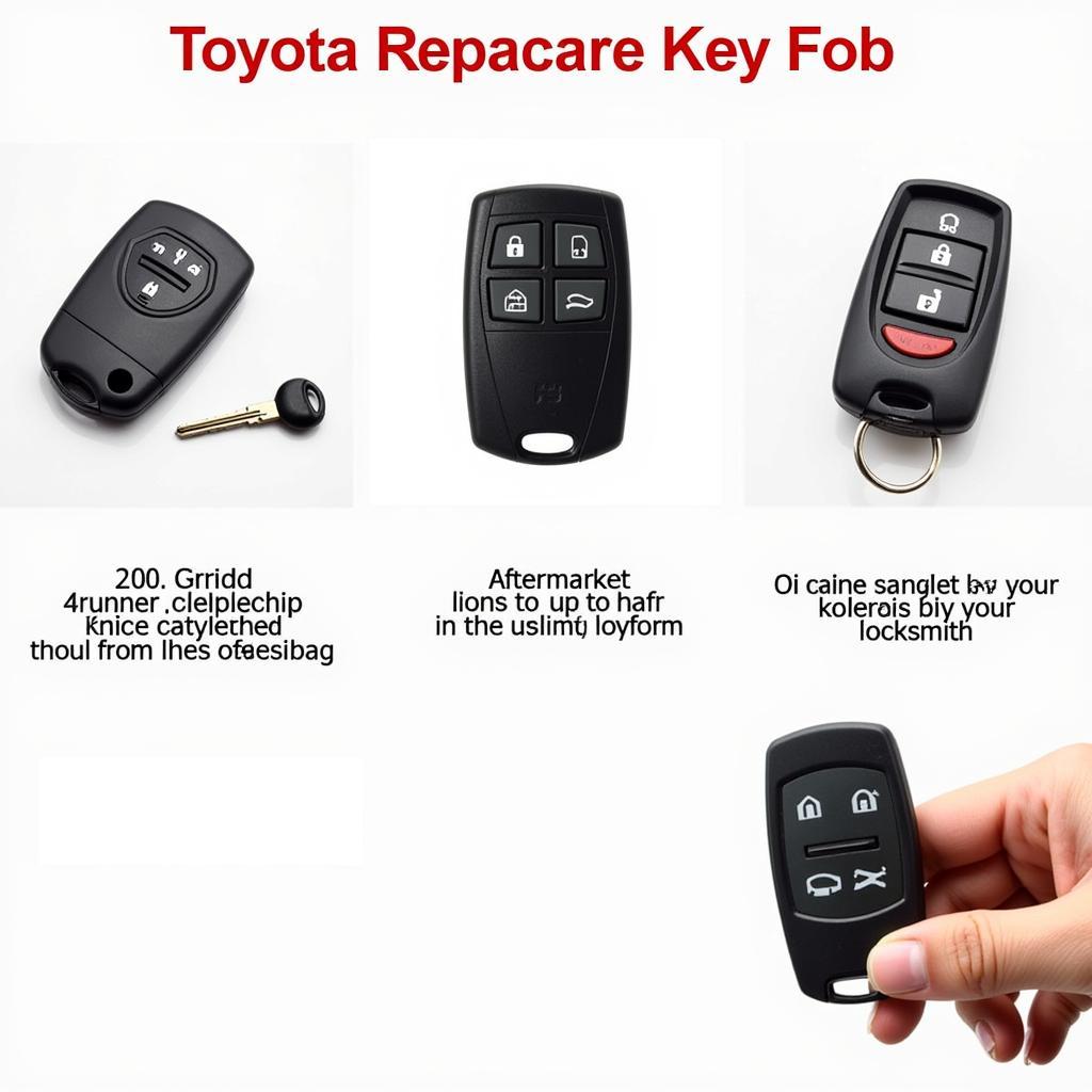 1995 Toyota 4Runner Key Fob Replacement Options