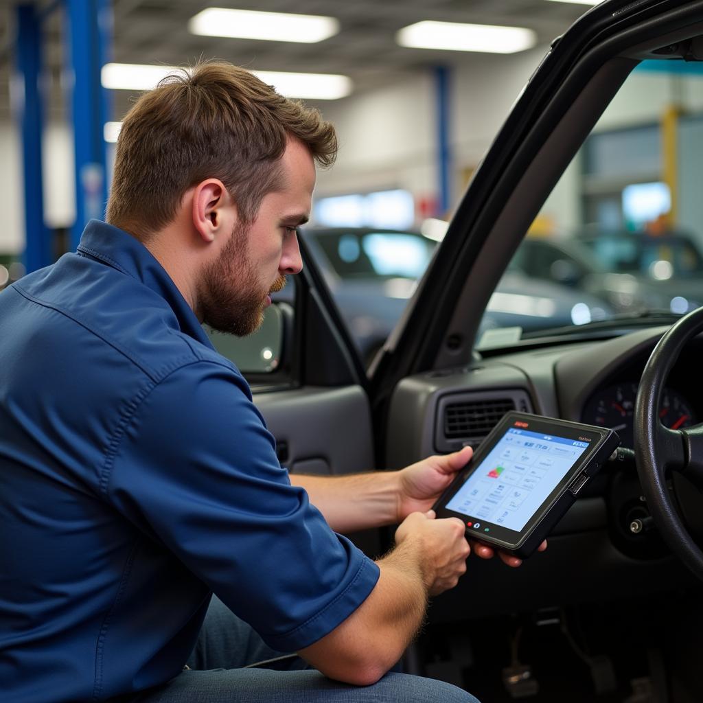 Professional 1997 GMC Jimmy Key Fob Programming at a Dealership