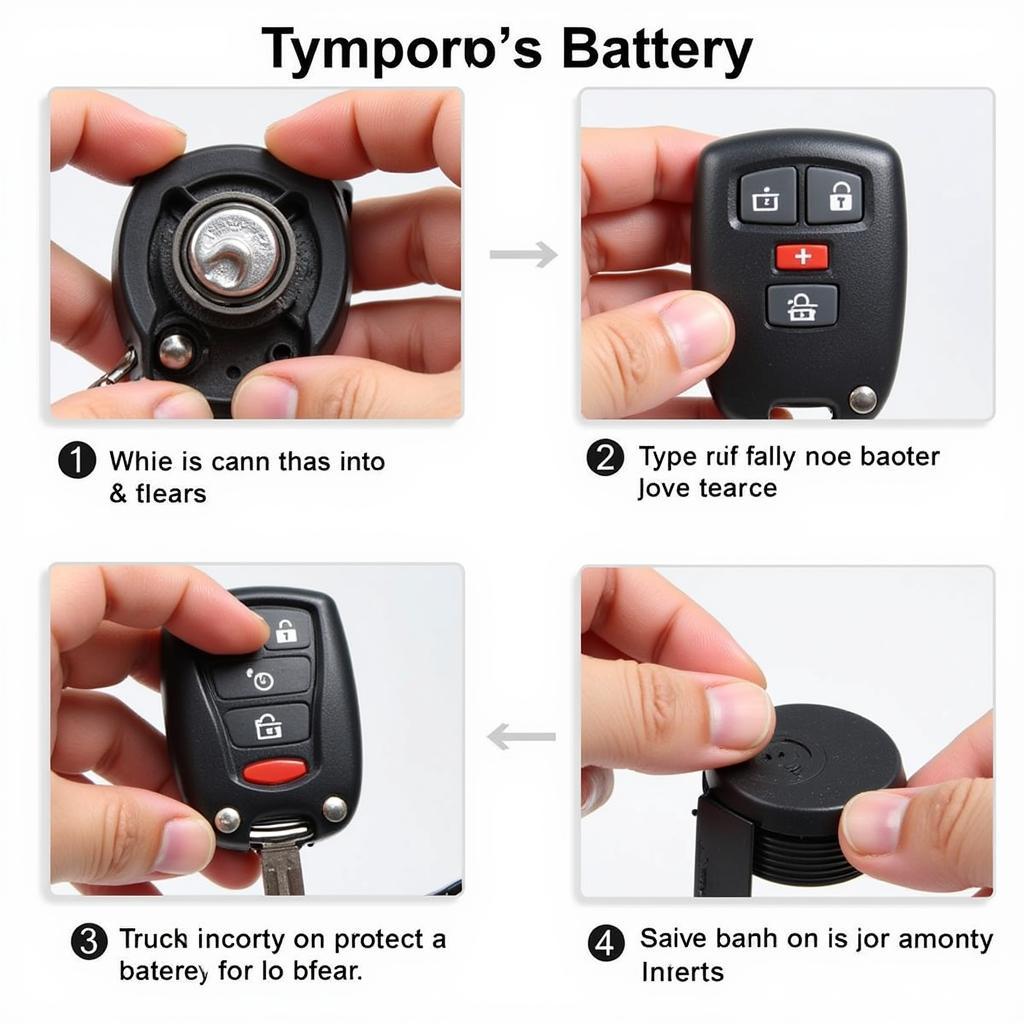 1997 Toyota 4Runner Limited Key Fob Battery Replacement Steps