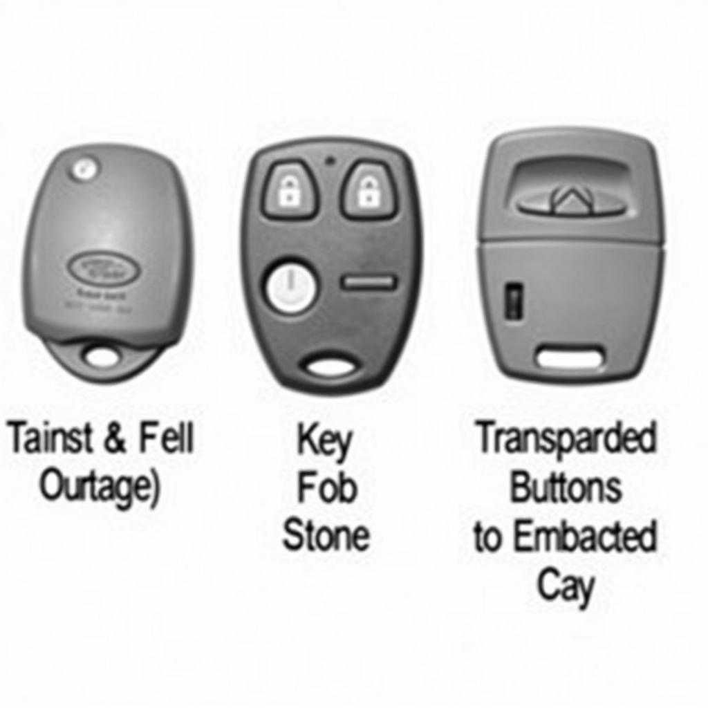 1998 Ford Explorer Key and Fob Types: Standard Key, Key Fob, Transponder Key