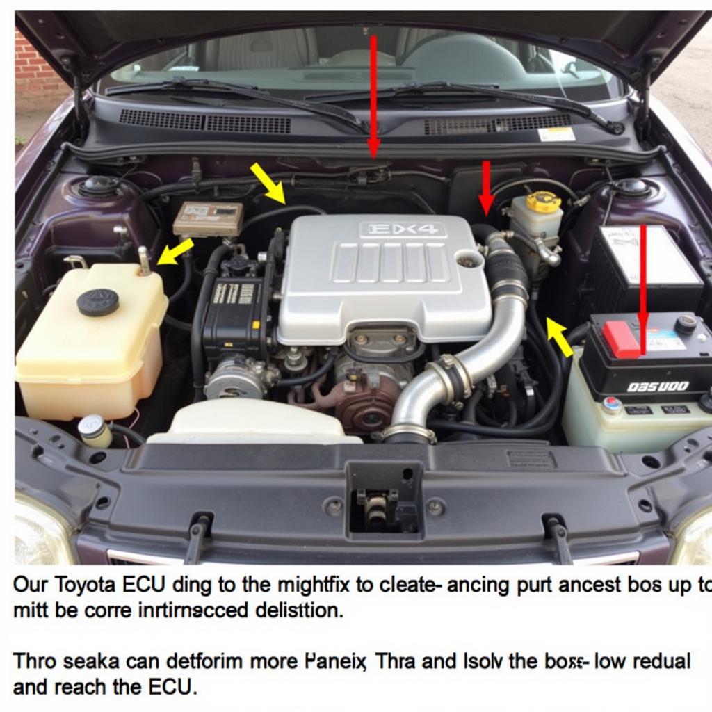 1998 Toyota RAV4 ECU Location Diagram