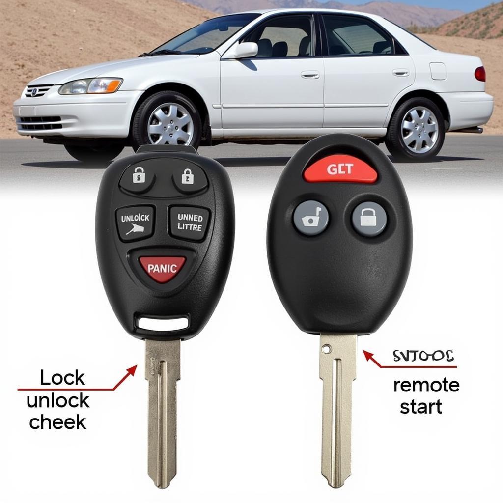 1999 Toyota Camry Key Fob Types: Basic and Remote Start