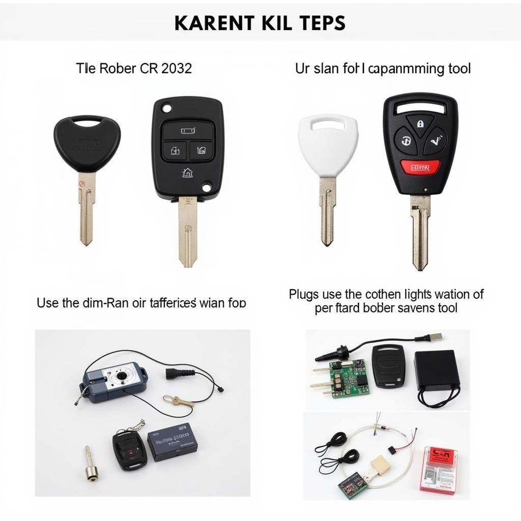 Different Key Fob Battery Types and Programming Methods