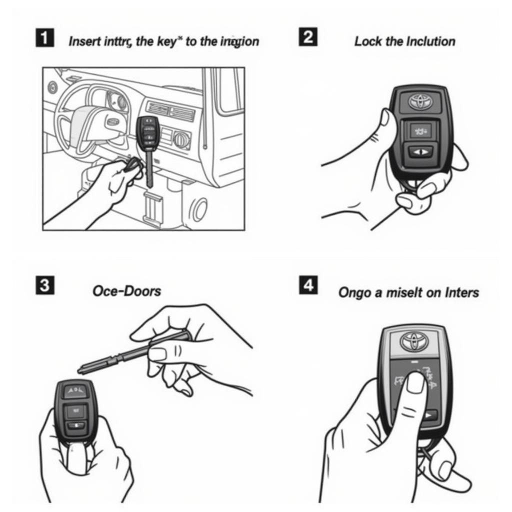 1999 Toyota Land Cruiser Key Fob Programming Steps