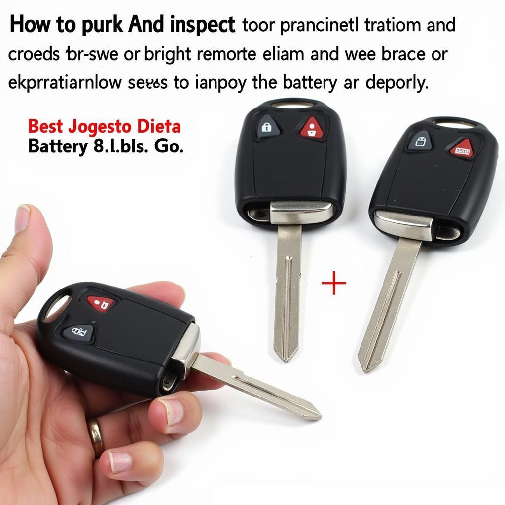 1999 Toyota Tacoma Key Fob Troubleshooting - Checking Key Fob Battery