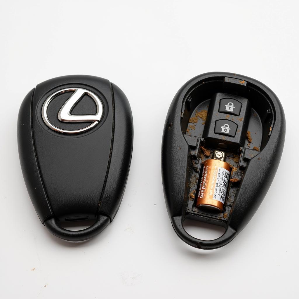 Dead battery in a 20 year old Lexus key fob