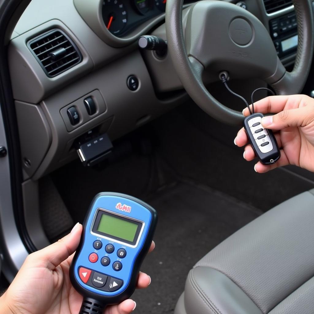 Using a Key Programmer for 2000 Toyota Celica