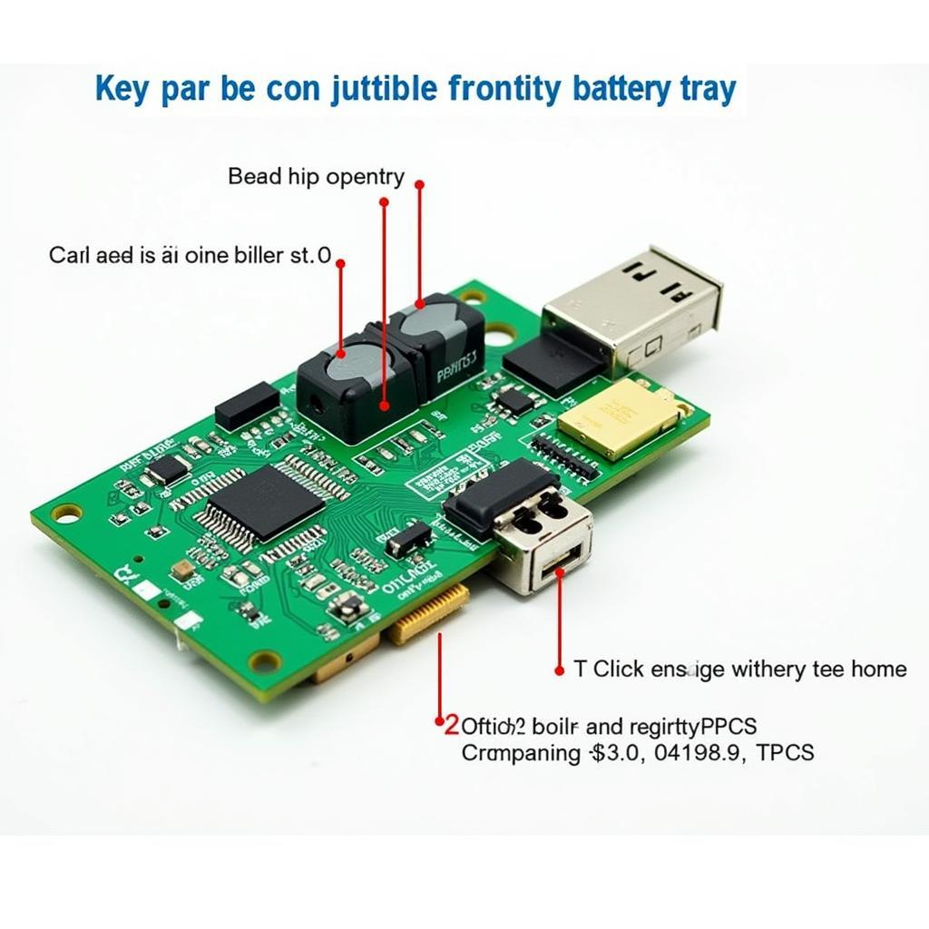 2000 CLK 430 Key Fob Circuit Board