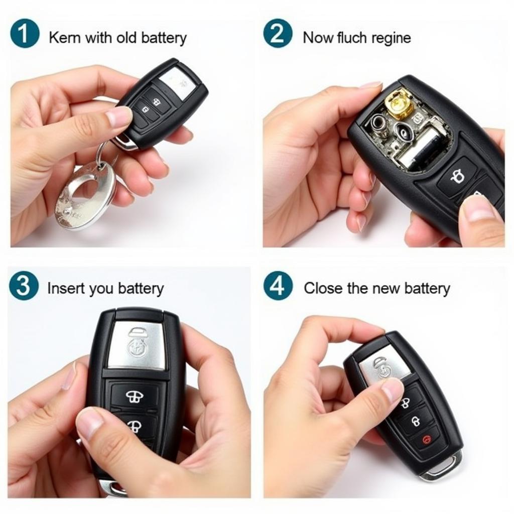 Replacing the key fob battery in a 2000 Ford Explorer