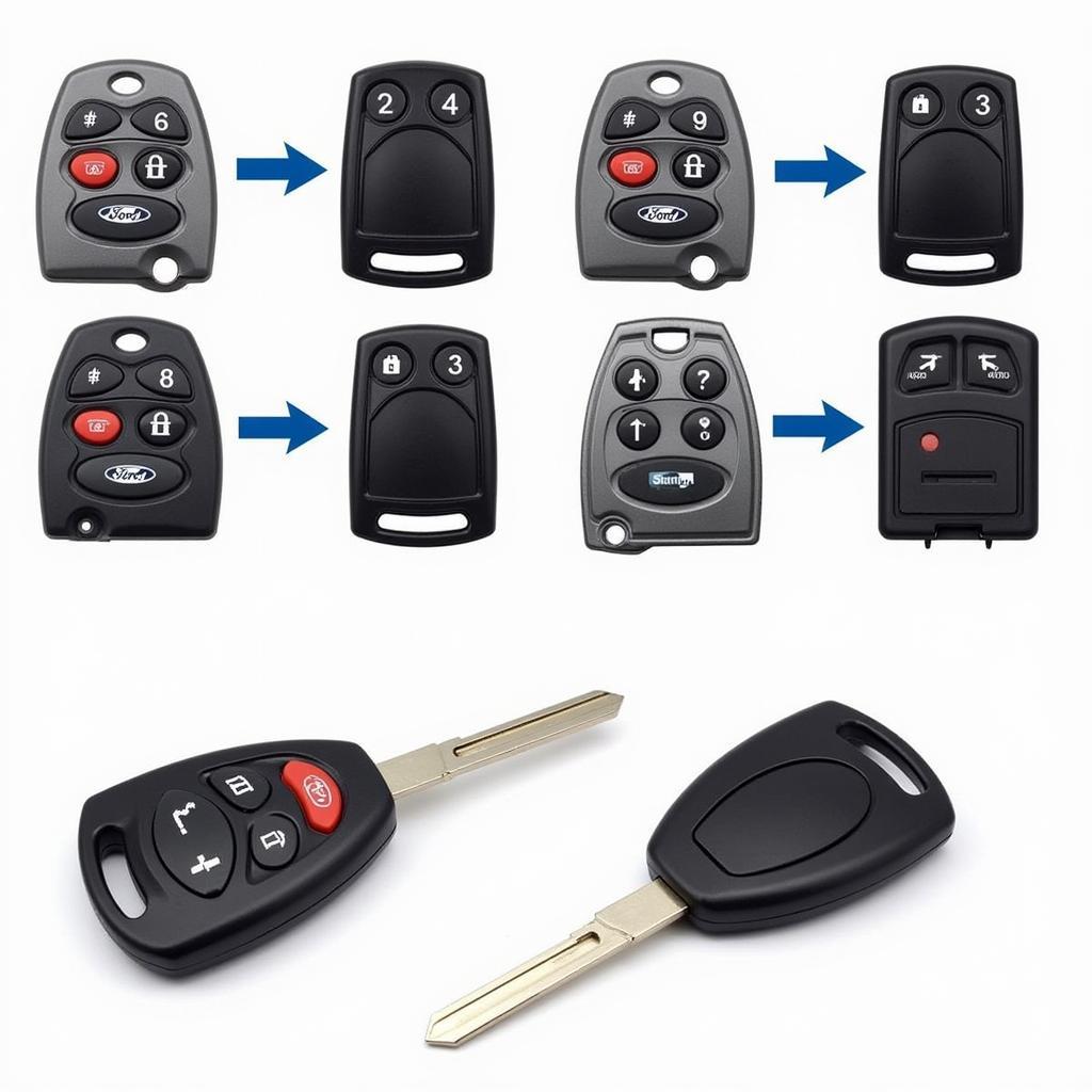 2000 Ford F150 Lariat Key Fob Options