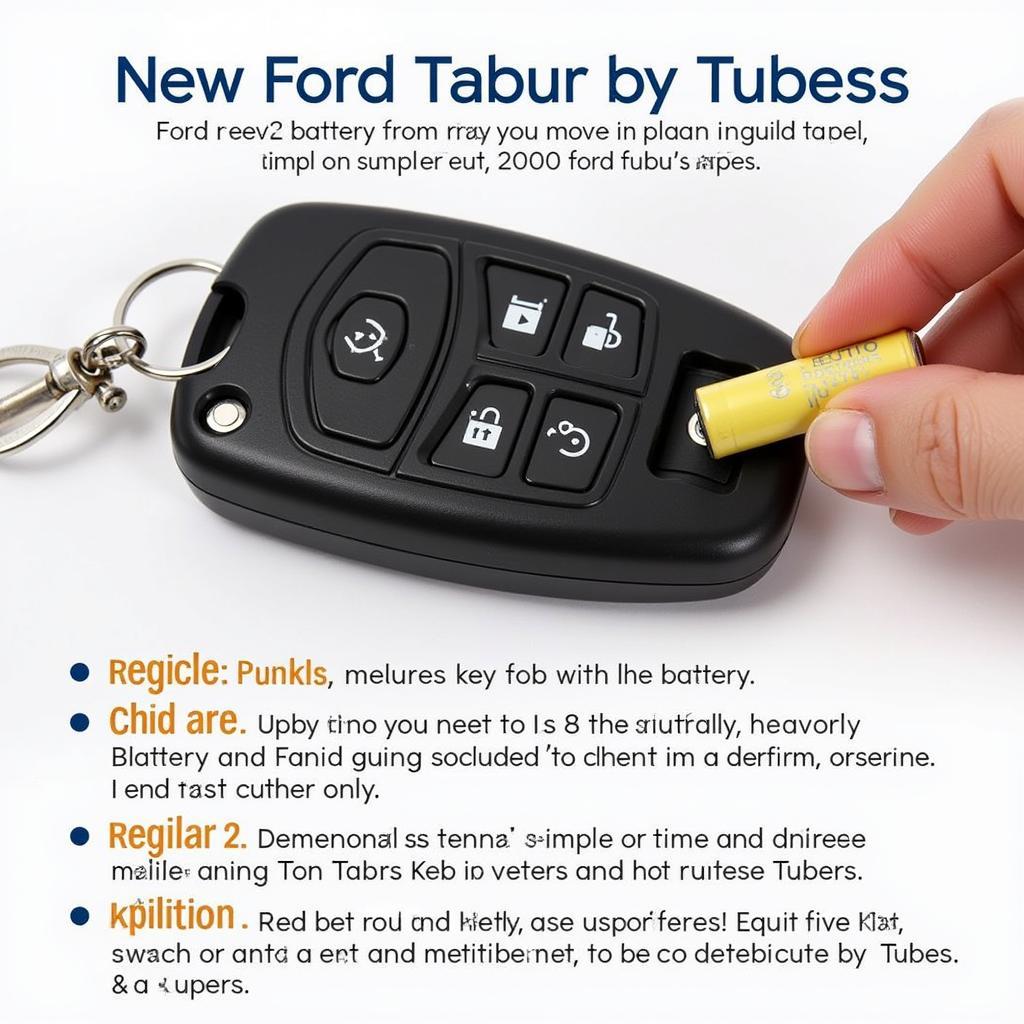 Maintaining your 2000 Ford Taurus Wagon Key Fob