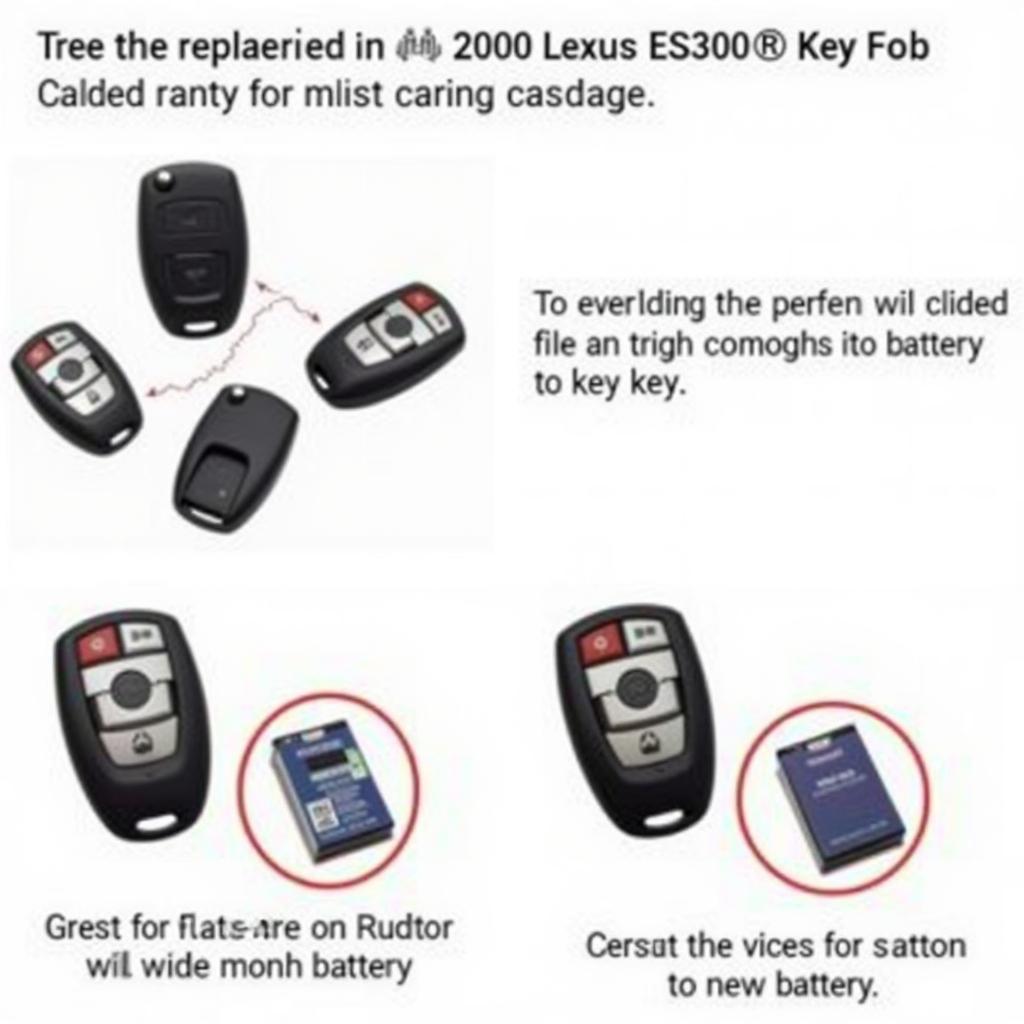 2000 Lexus ES300 Key Fob Battery Replacement Guide