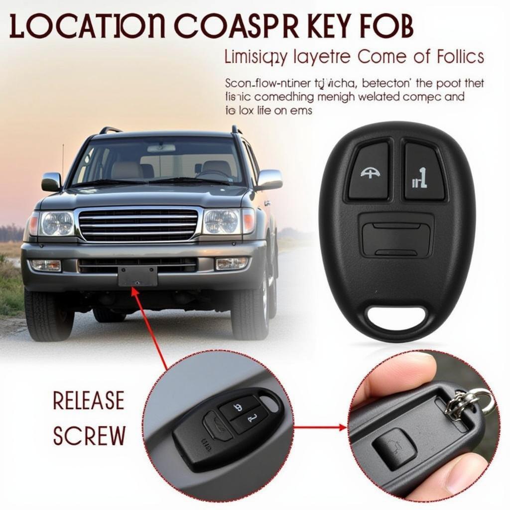 2000 Toyota Land Cruiser Key Fob Battery Location