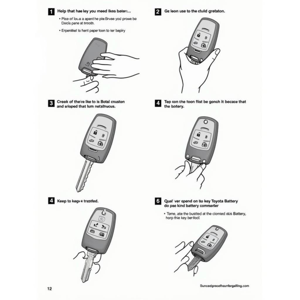 Replacing the Battery in a 2000 Toyota Tundra Key Fob