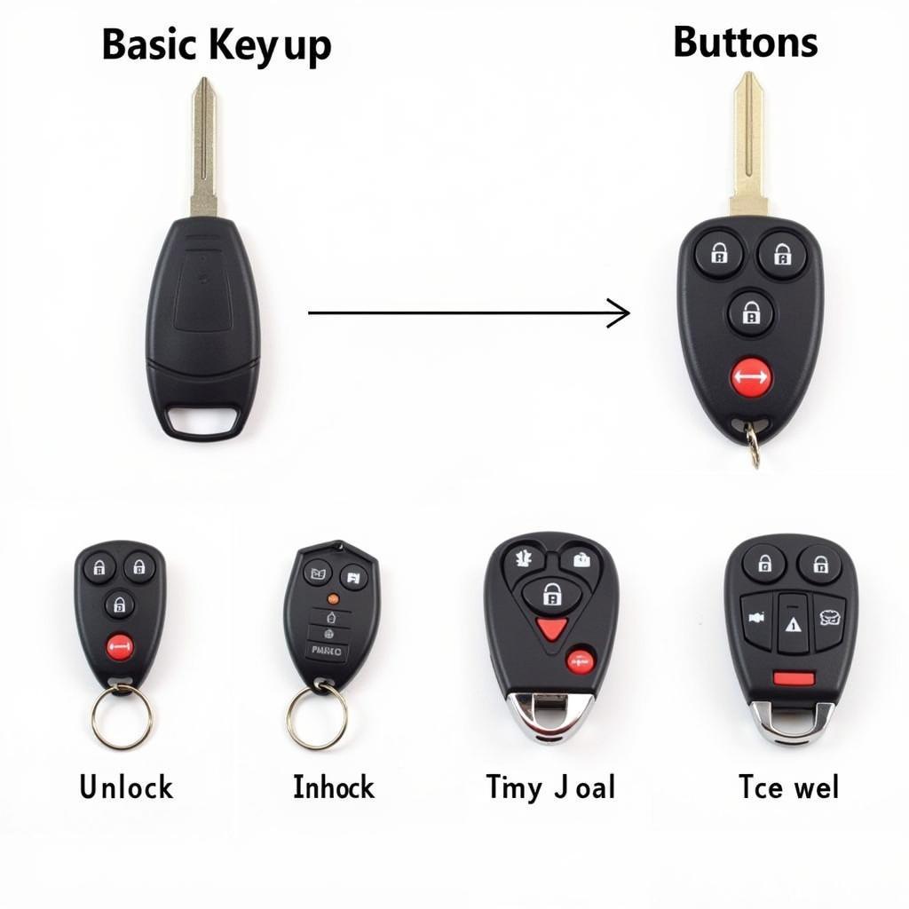 Different Key Fob Types for 2000 Toyota Tundra