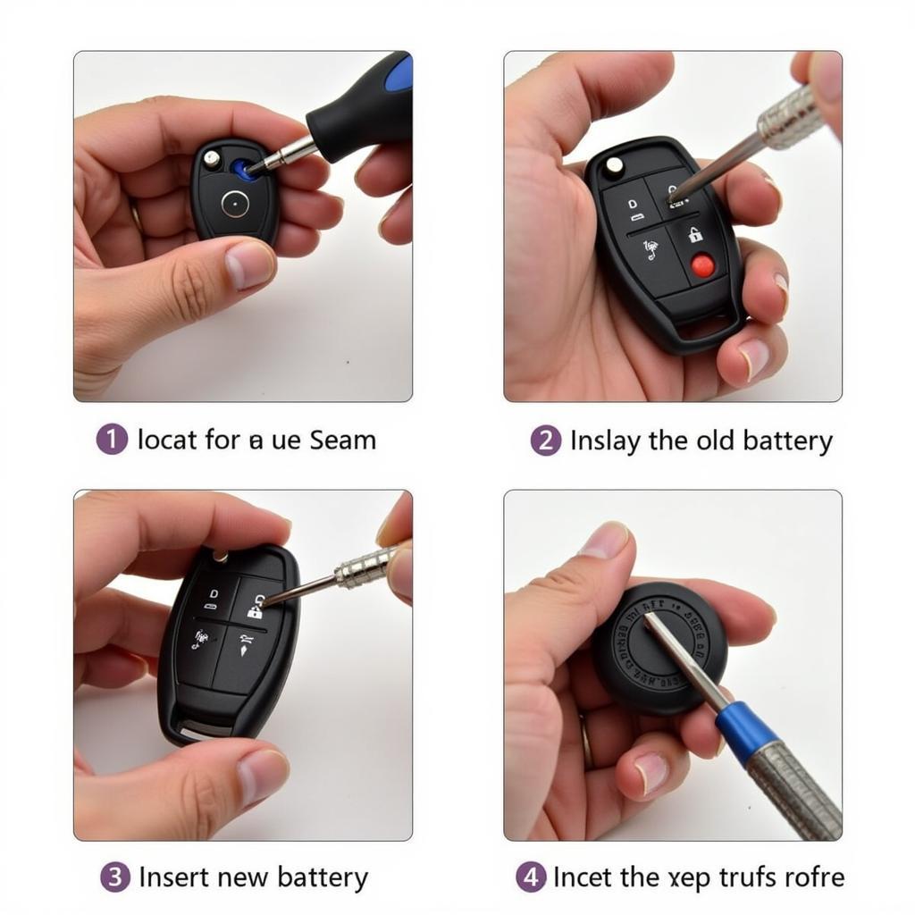 2001 Toyota 4Runner Key Fob Battery Replacement Steps