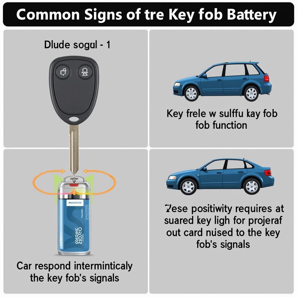 2001 Audi A4 Key Fob Low Battery Signs