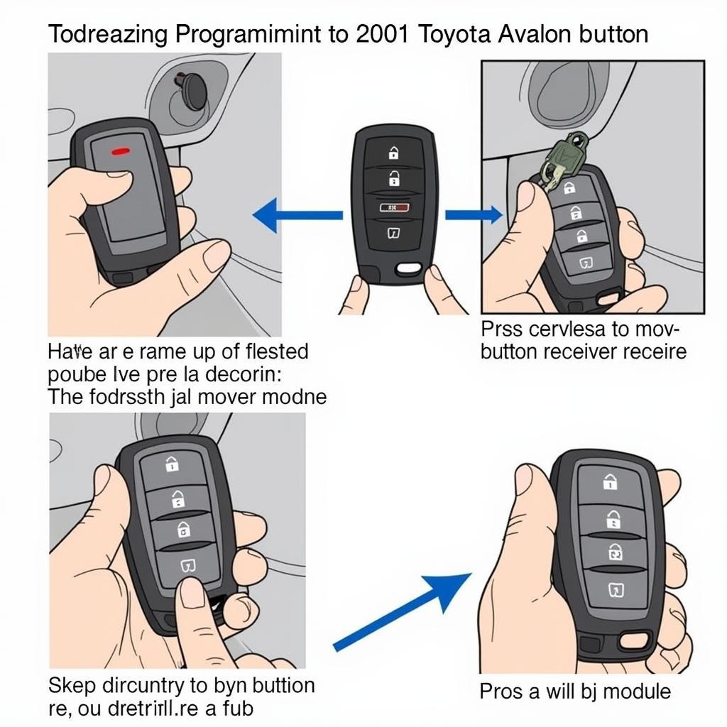 2001 Toyota Avalon Key Fob Programming Process