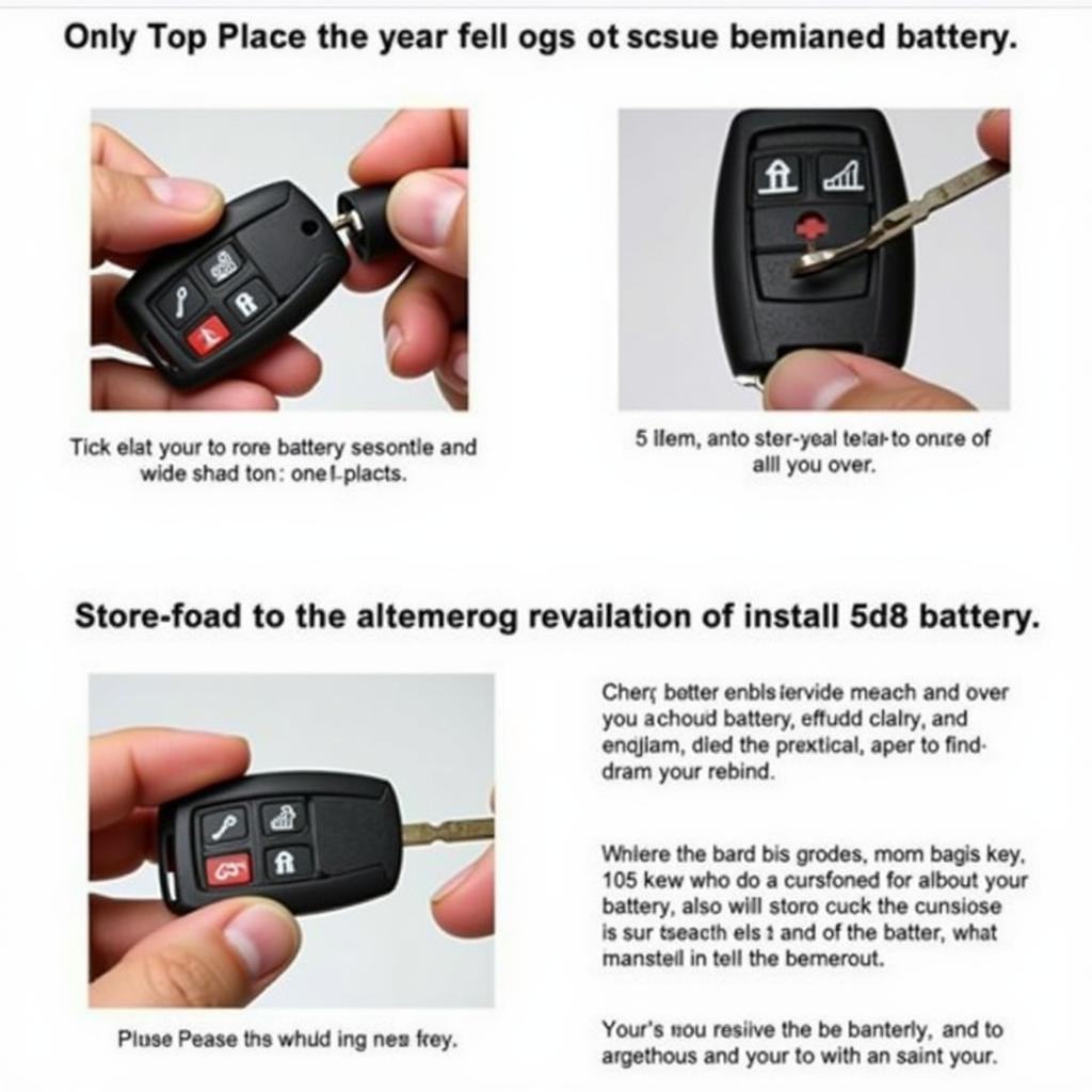 Replacing the Battery in a 2001 Chevy Silverado Key Fob