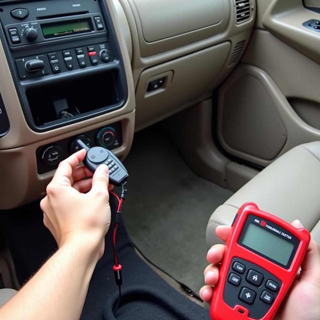 Troubleshooting a 2001 Chevy Tahoe Key Fob: Battery Replacement and Signal Testing