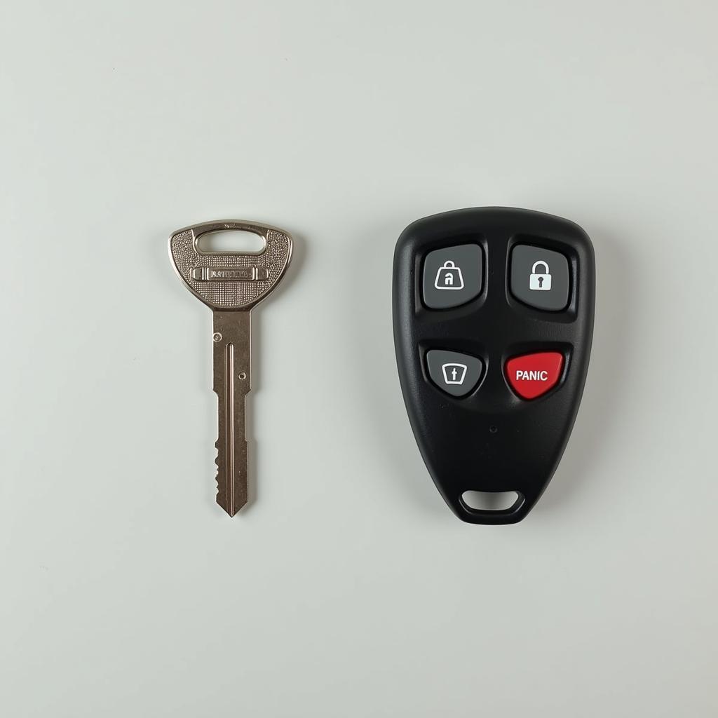 2001 Dodge Dakota Key Fob and Transponder Key