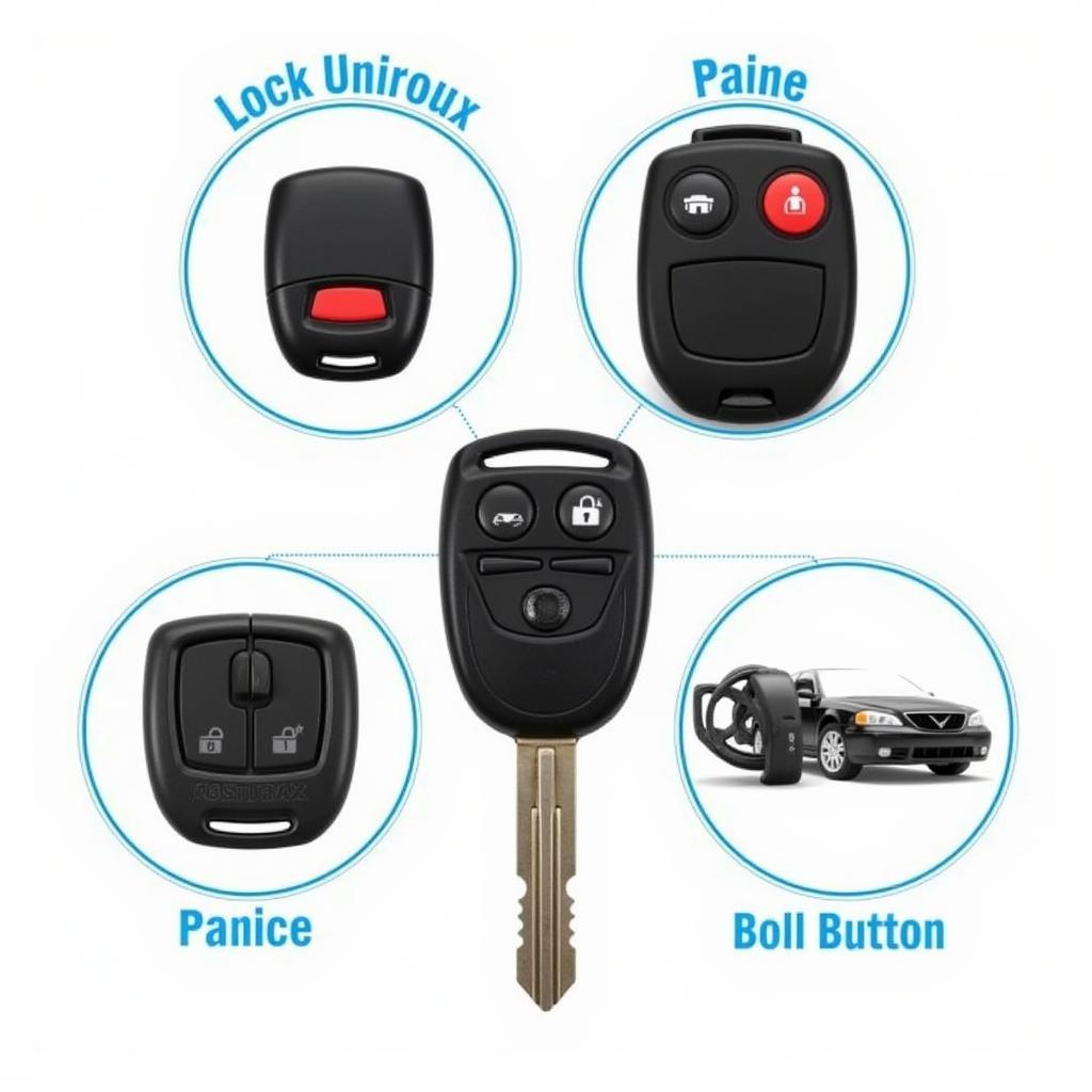 2001 Dodge Ram 1500 Key Fob Functions and Features