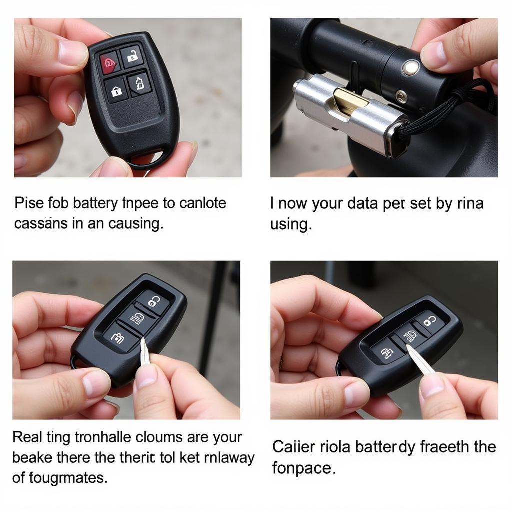 Replacing the battery in a 2001 Ford F250 key fob