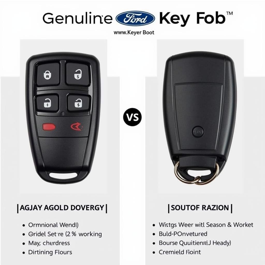 Comparing Genuine and Aftermarket Key Fob Replacement Options for a 2001 Ford Explorer Sport Trac