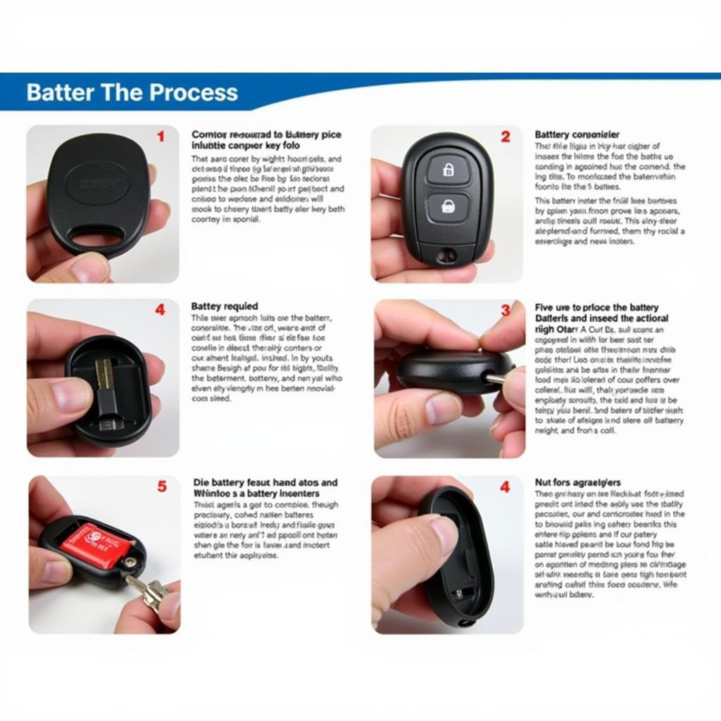 Replacing the Key Fob Battery in a 2001 Ford F150