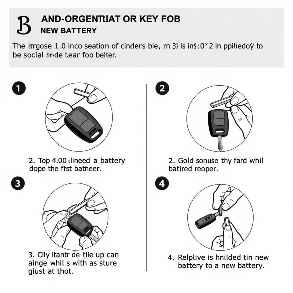 Replacing the Battery in a 2001 Ford F150 Key Fob